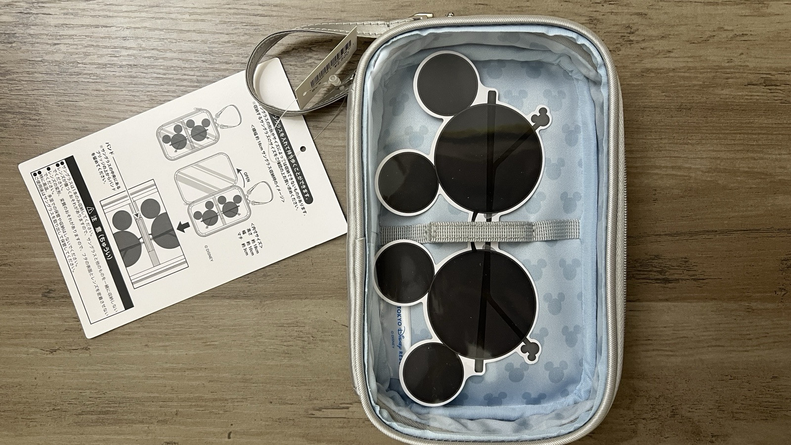 Japan Tokyo Disney Resort Mickey Pouch for Fashion Sunglasses 2025 【US STOCK】
