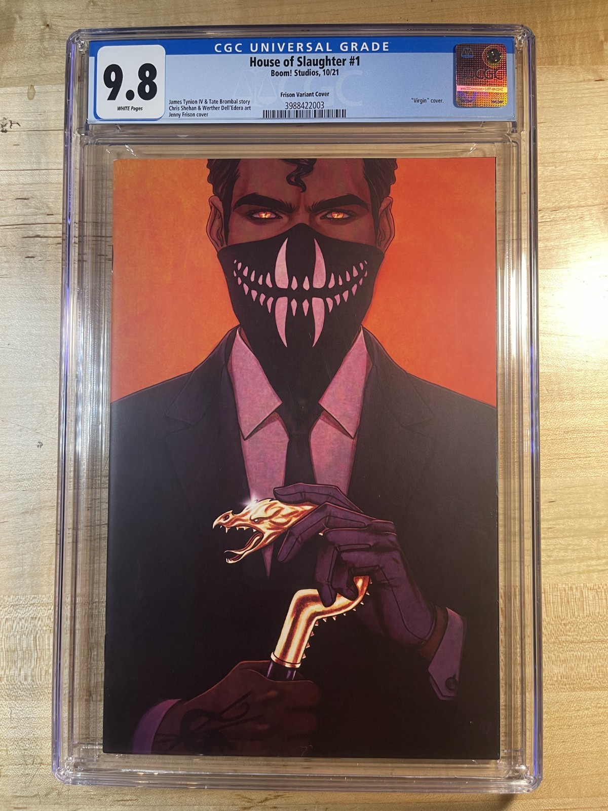 HOUSE OF SLAUGHTER 1 FRISON VARIANT CGC 9.8 BOOM STUDIOS