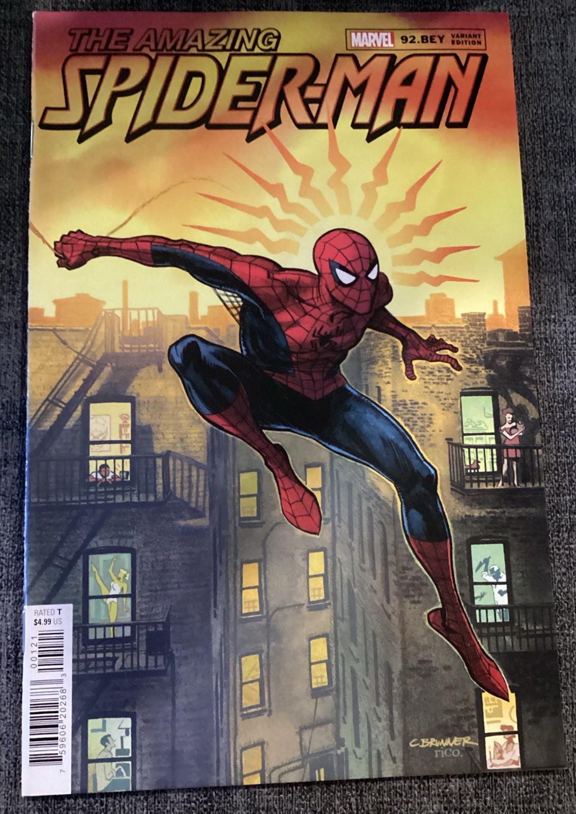 Amazing Spider-Man #92.Bey Variant Edition-Chris Brunner Cover (Marvel Comics)
