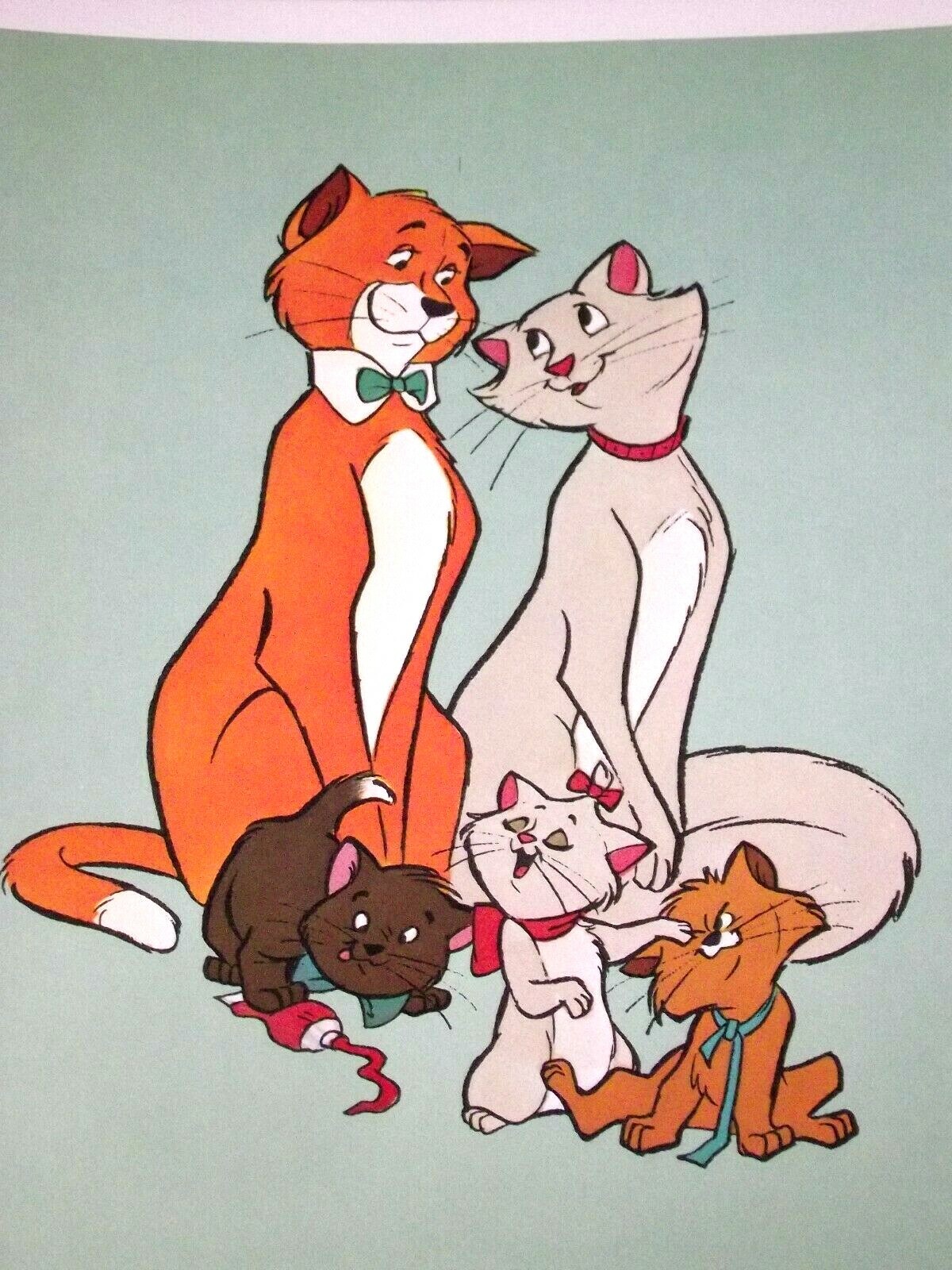 2 – 1980 RARE 8″x10″ Aristocats Re-Release Press/Promotional Posters Disney C