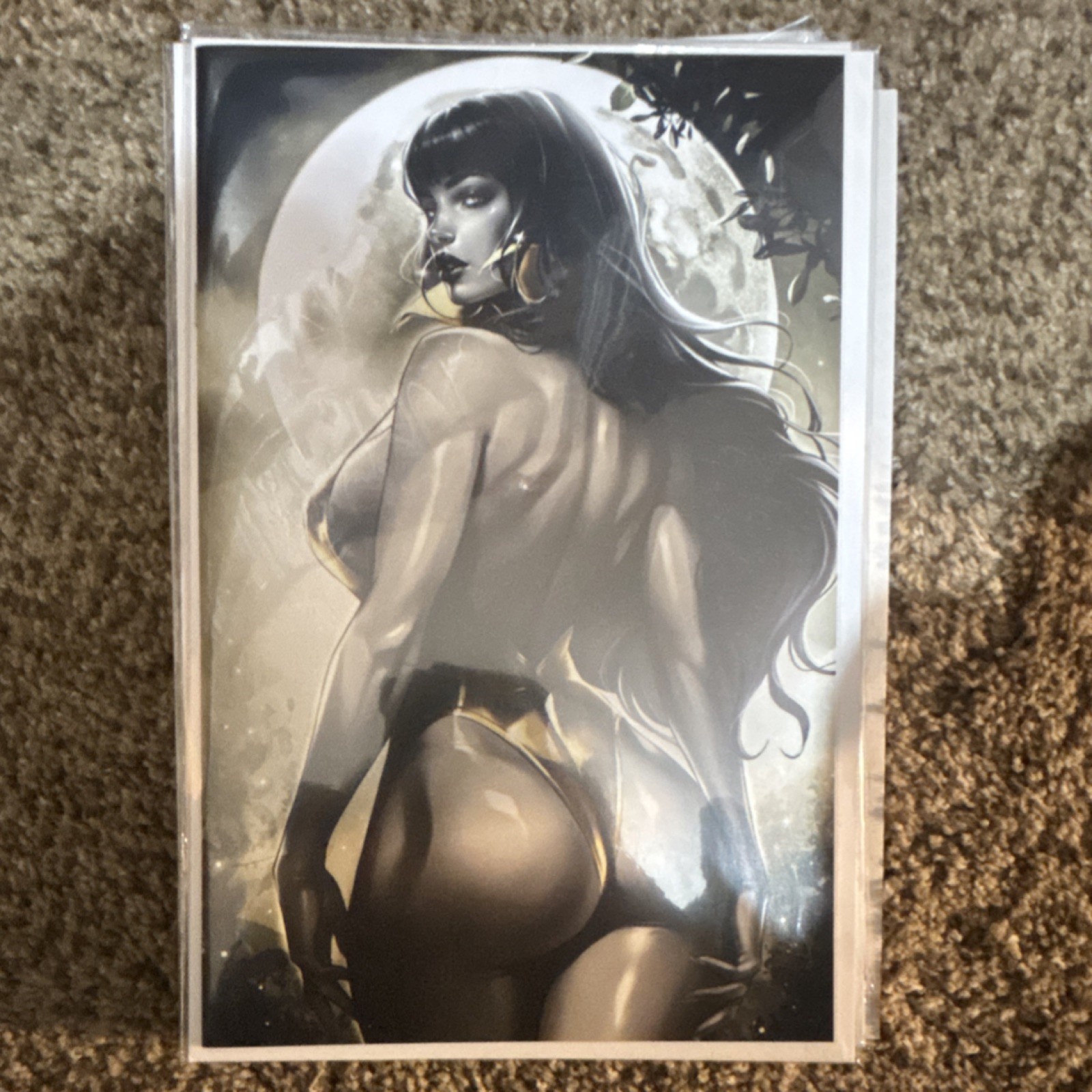 Vampirella Comic Book Partial Color Variant Bad Girl Genre Featuring Vampirella