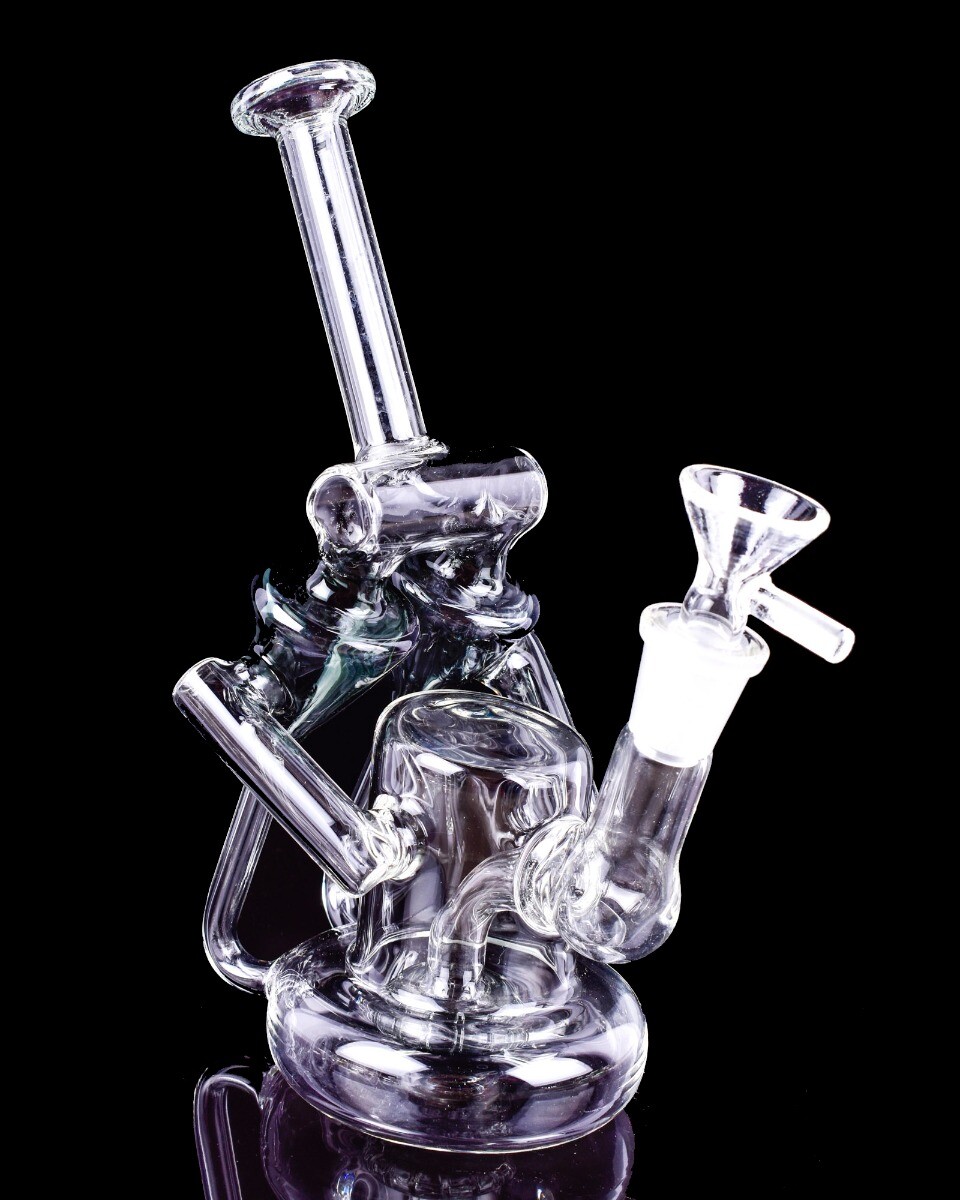 Thick Bong Glass Water Pipe Microscope Recycler Bong Vortex Bong Cool Bong *USA*