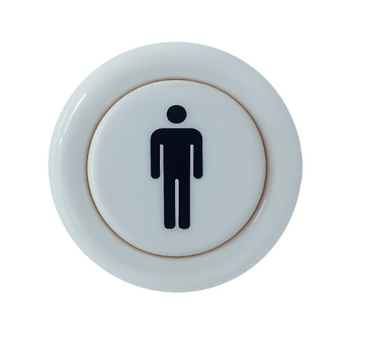 28mm American Style Arcade Push Button – Concave Design