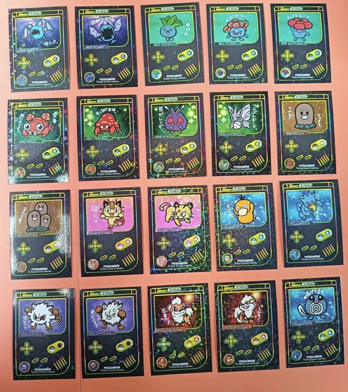 Pokémon Chibi Evolutions Nintendo Trading Card Lot Holo Game Boy Color
