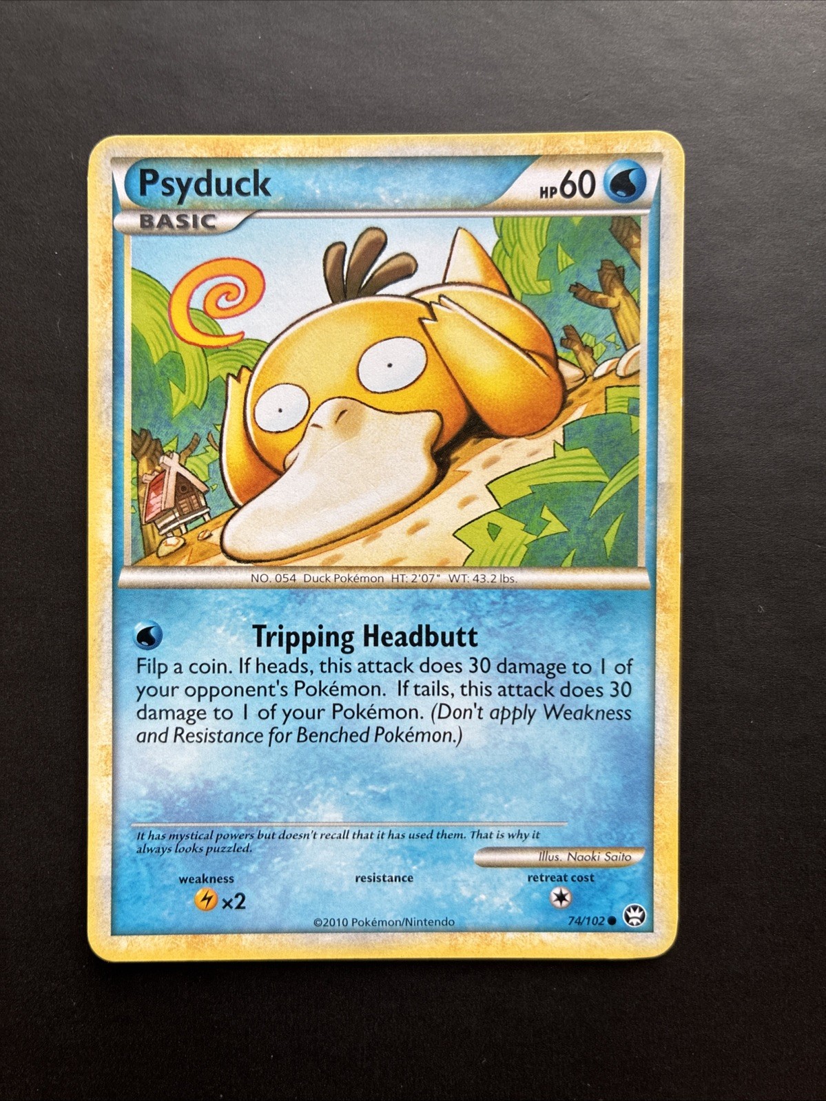 Pokémon TCG Psyduck Triumphant 74/102 Regular LP
