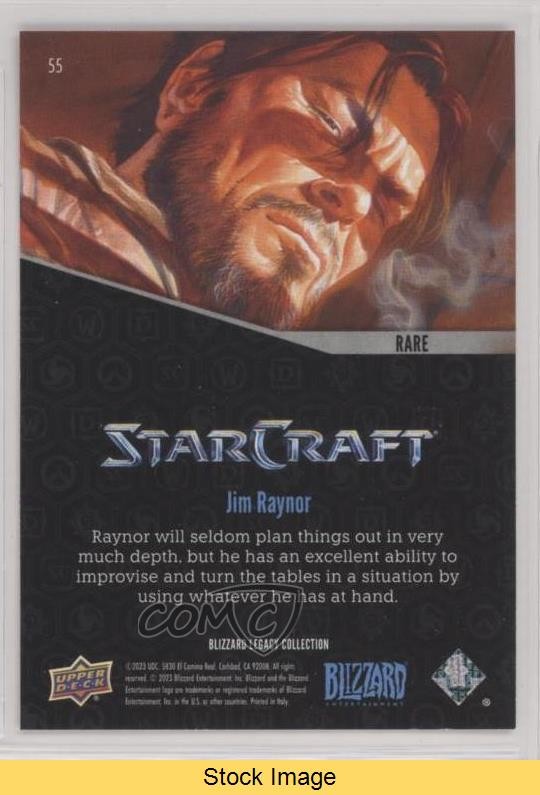 2023 Upper Deck Blizzard Legacy Collection Rare Jim Raynor #55 READ 0x92