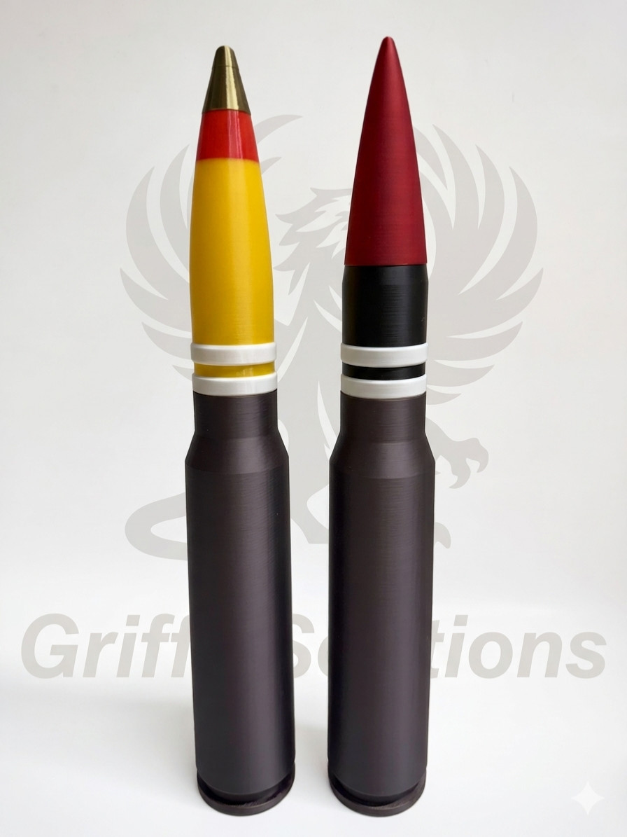 REPLICA PGU-13b & PGU-14b A-10 Warthog 30mm ammunition set of 2.