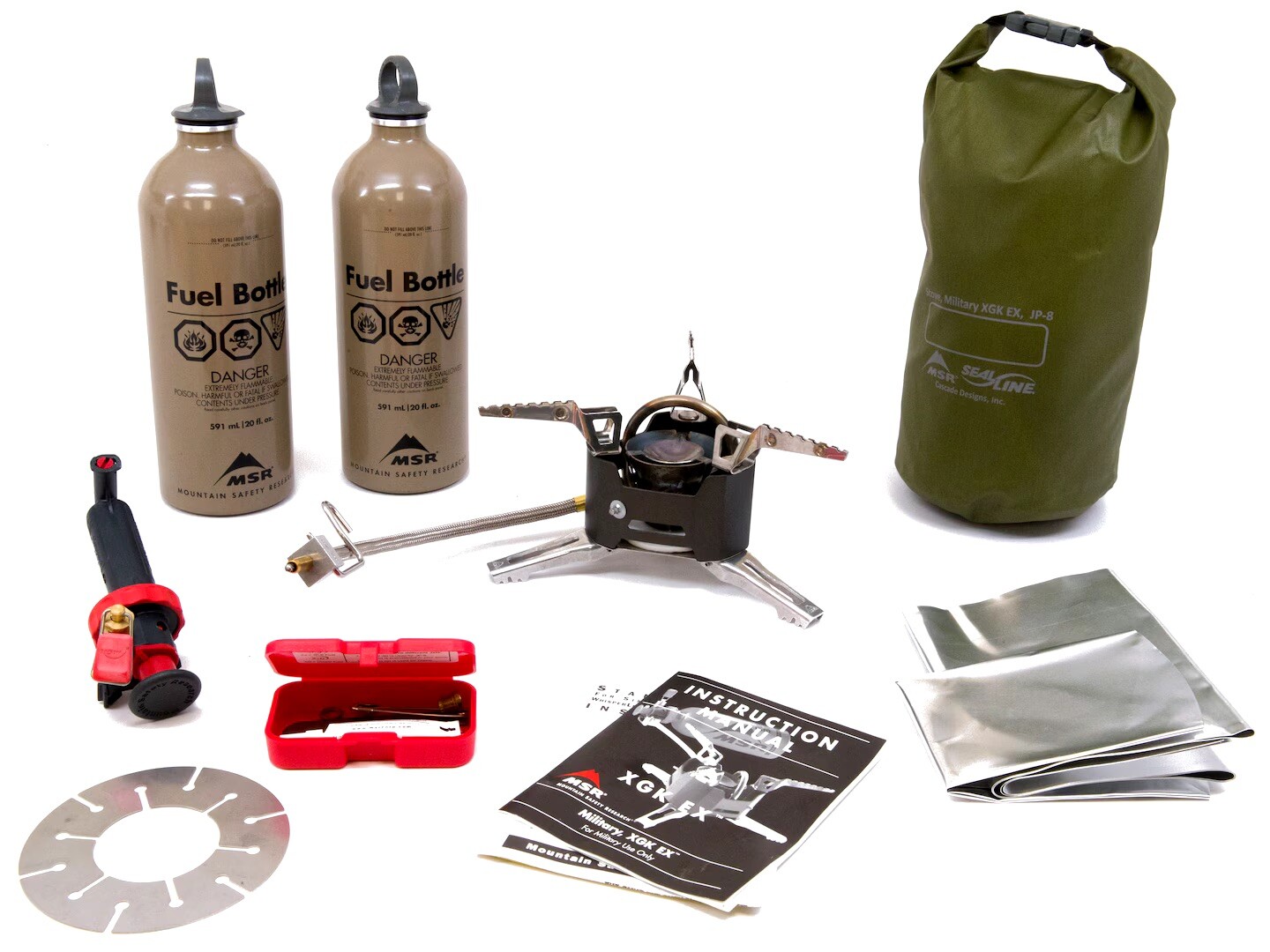 USGI MSR Stove – XGK EX – W/ Bottles – NEW!