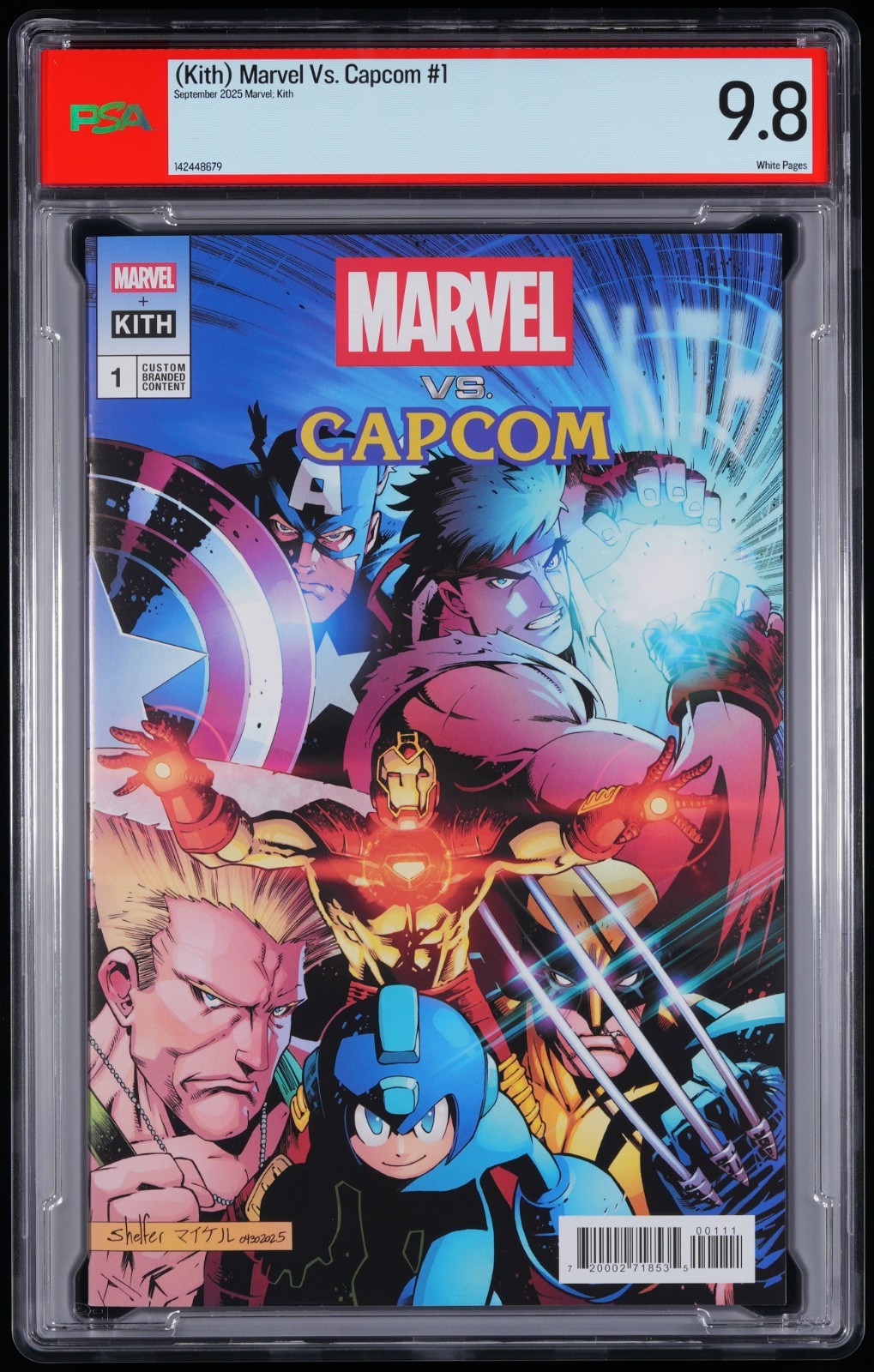 KITH Marvel vs. Capcom #1 (PSA 9.8, White Pages) ASICS Exclusive Cover 2025!