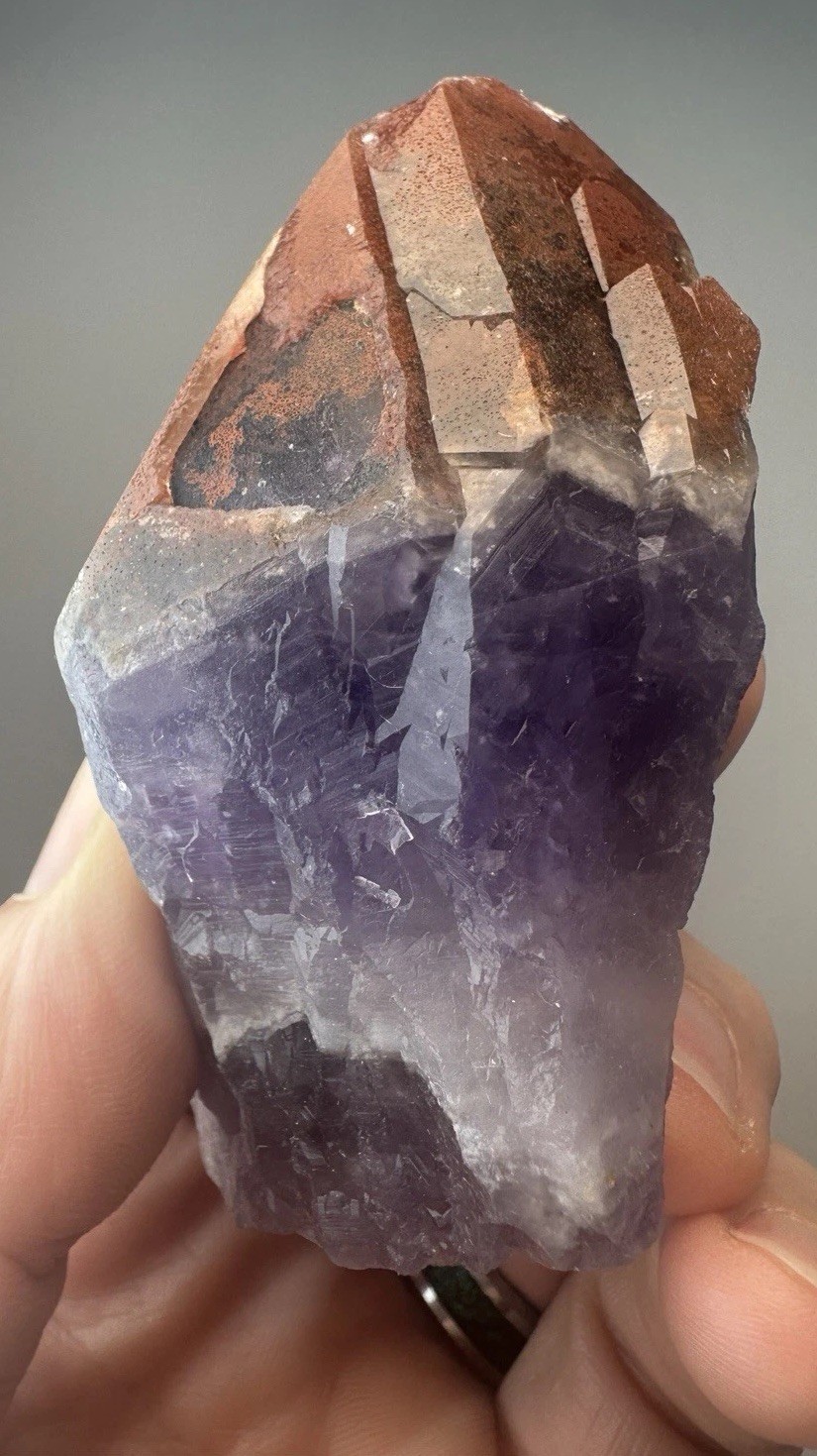 AURALITE 23 Hematite Red Cap Boreal Chevron Amethyst Quartz Crystal Canada