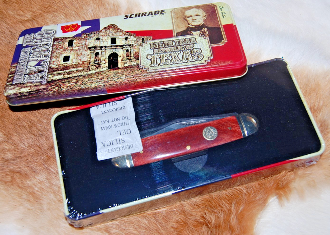 Schrade Walden Remember the Alamo Cattle Knife – NIB – 297TX