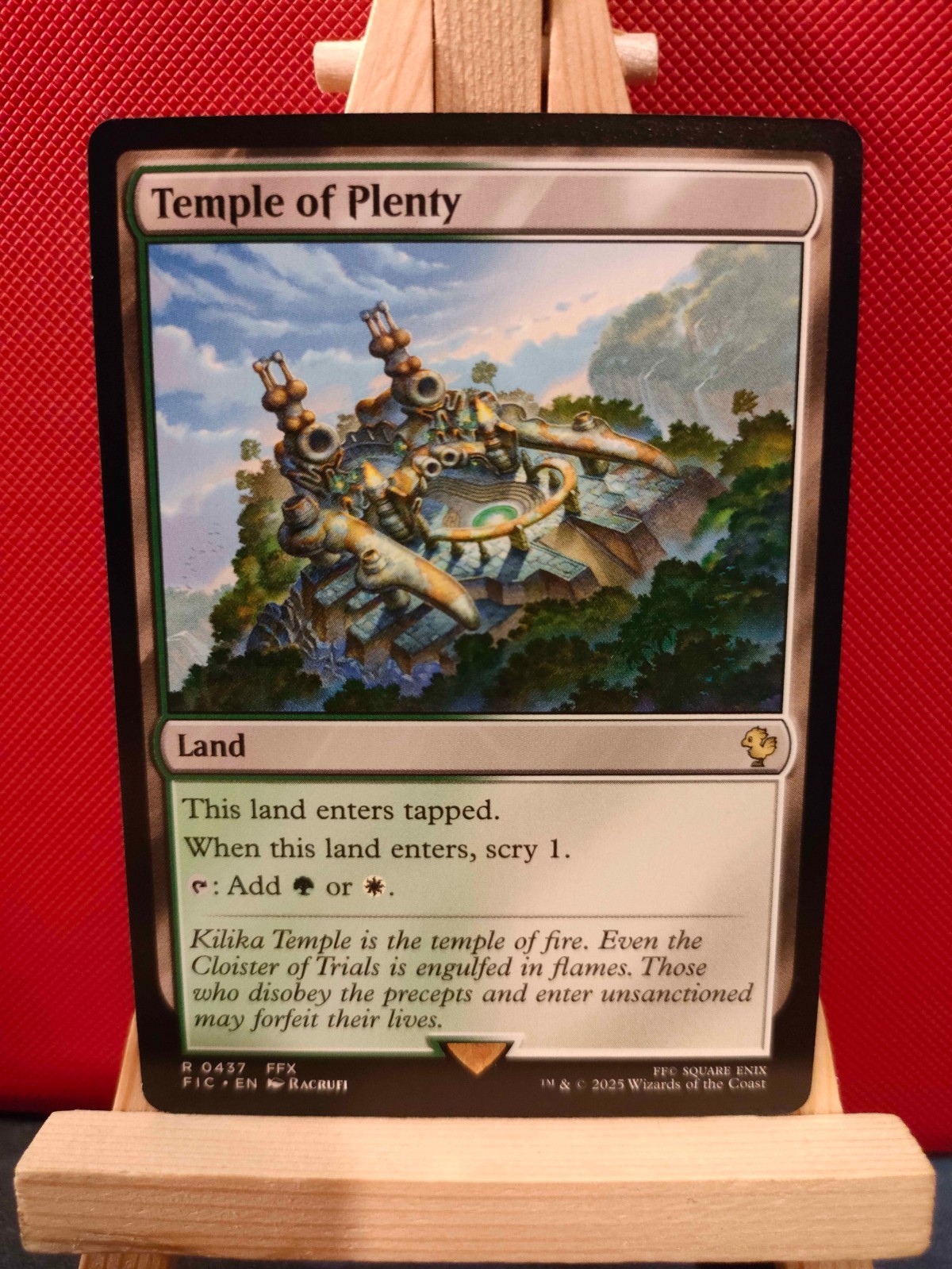Temple of Plenty – Final Fantasy Commander (Universes Beyond) – NM – MTG
