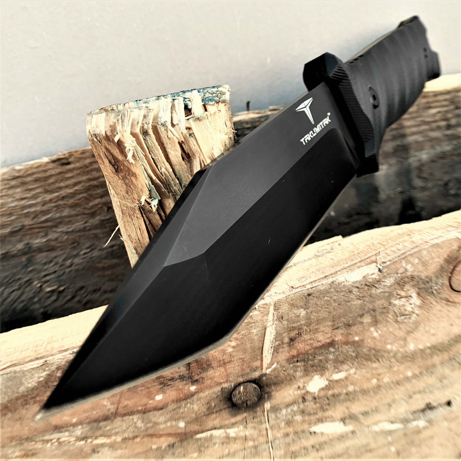 Takumitak 9.75″ Tactical Gear D2 Blade G10 Handles Molle Kydex Fixed Blade Knife