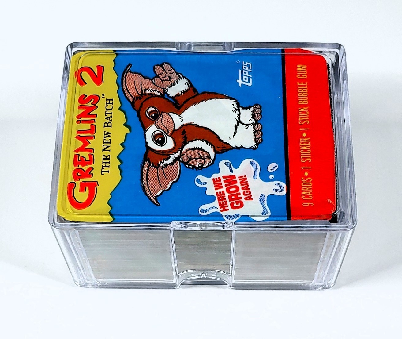 1990 Topps Gremlins 2: The New Batch #1-88 Base Card Set W/Case/X2 Wrappers! NM!