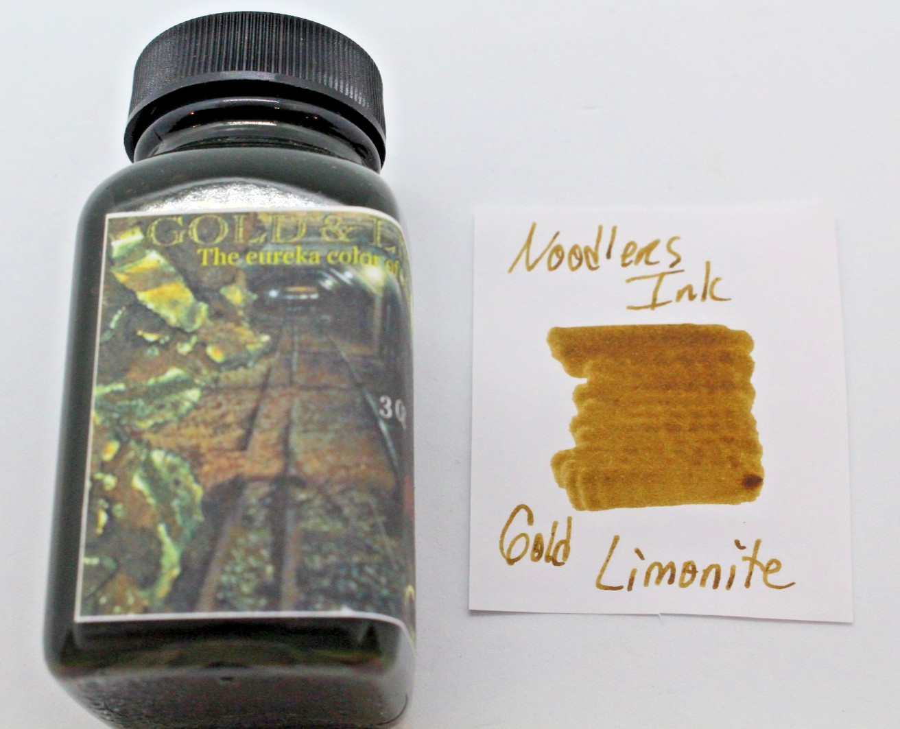 NOODLERS INK 3 OZ BOTTLE GOLD & LIMONITE