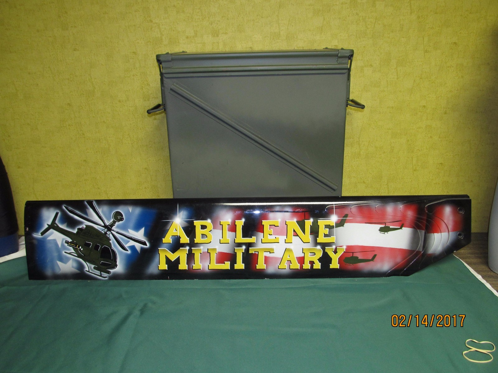 30mm Ammo Can (Empty) U.S. Military, 17″L x 9″ W x 14″D Airtight Storage NO RUST