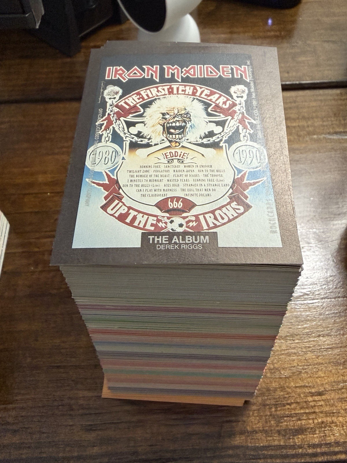 1991 BROCKUM ROCK CARDS Complete Base Set 1-288 & Sticker Set 1-16
