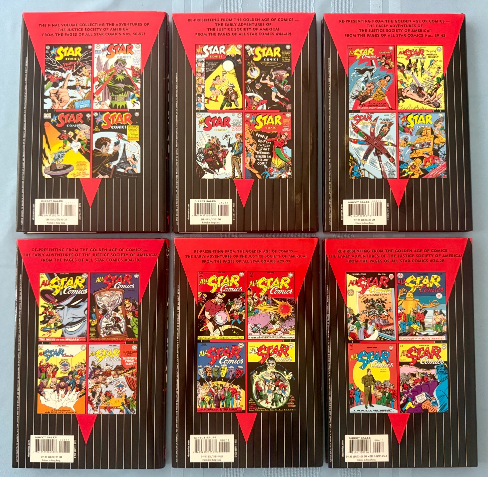DC Archive Editions: All Star Comics Archives Vol 0-11 HC Complete Set Brand New