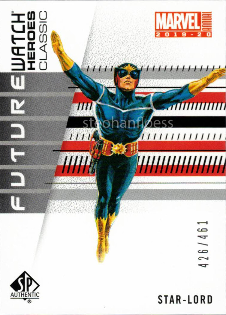 2019 2020 Marvel Annual Achievement Future Watch Heroes Card FWA-5 Star Lord 461