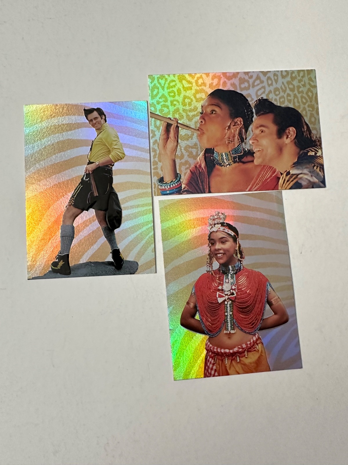 ACE VENTURA “When Nature Calls” FOIL Cards LOT OF 3 (#H7, H8, H9) Donruss- 1995!