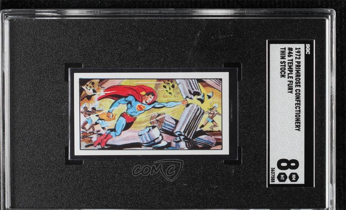 1972 Primrose Superman Food Issue Temple Fury #46 SGC 8 i1f