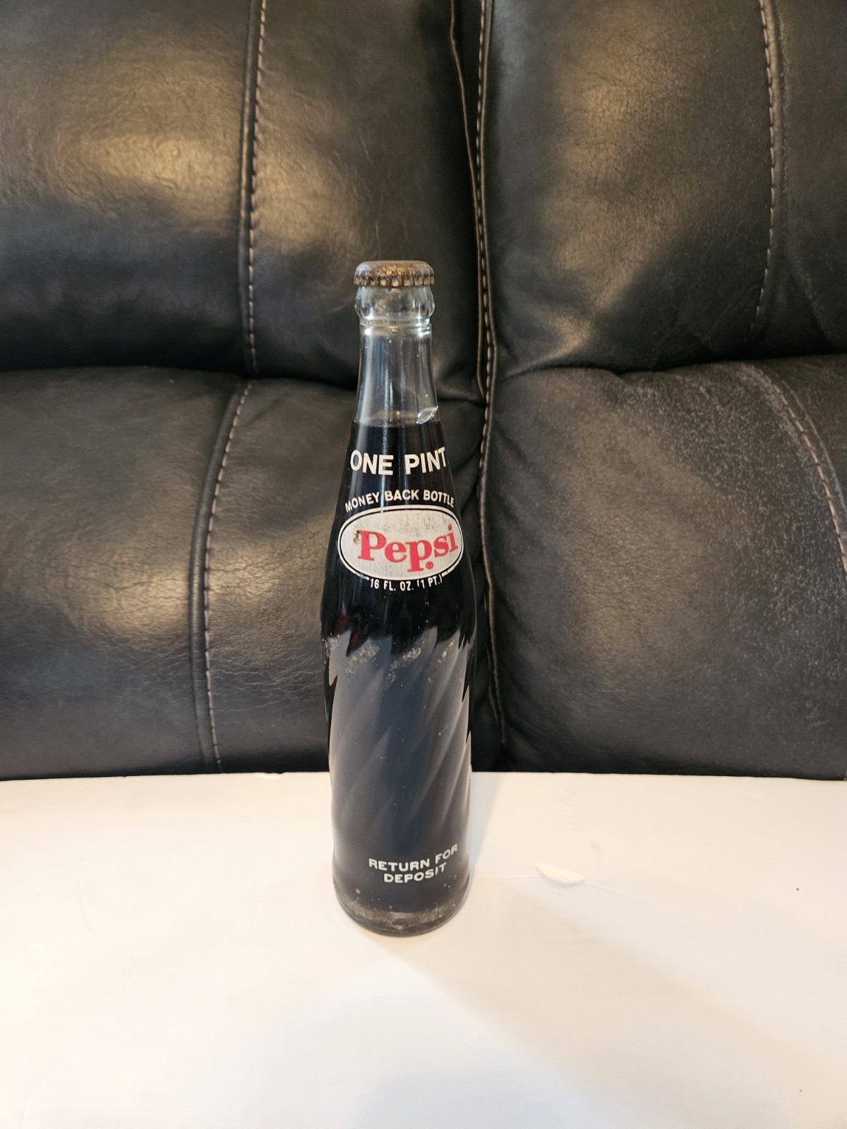 Vintage One Pint Money Back Bottle Pepsi