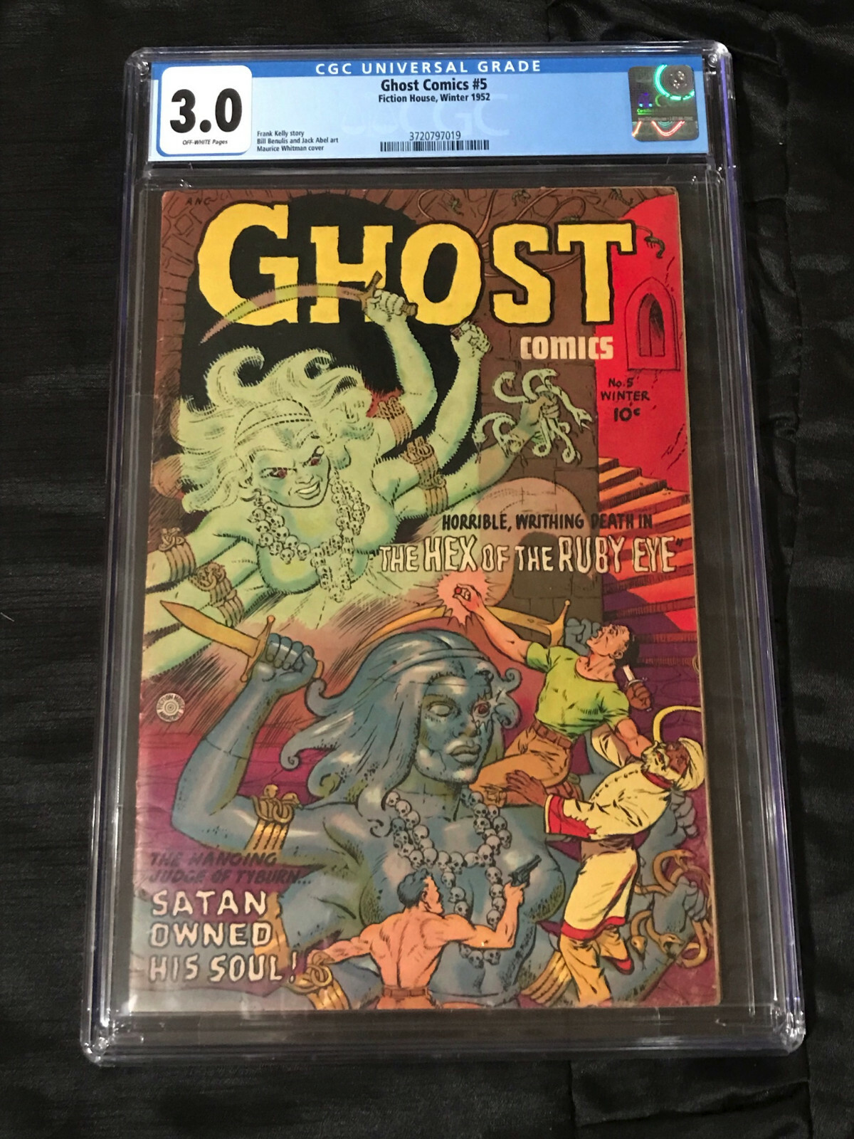 Pre-Code Horror Fiction House 1952 Ghost Comics #5 CGC 3.0 G/VG w/ Reprint Copy!