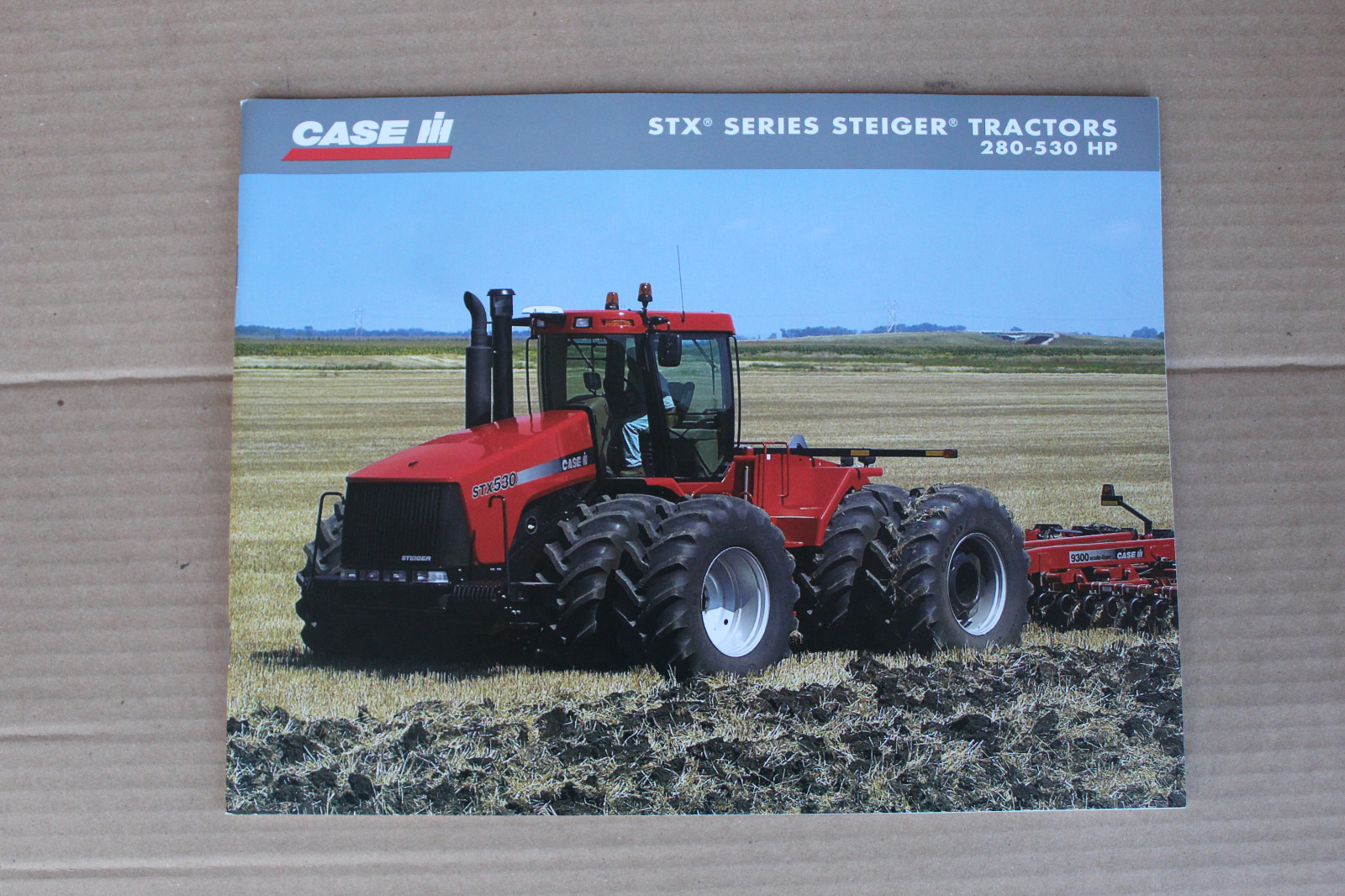 Case IH STX Steiger 4WD tractor sales brochure #CIH4180512