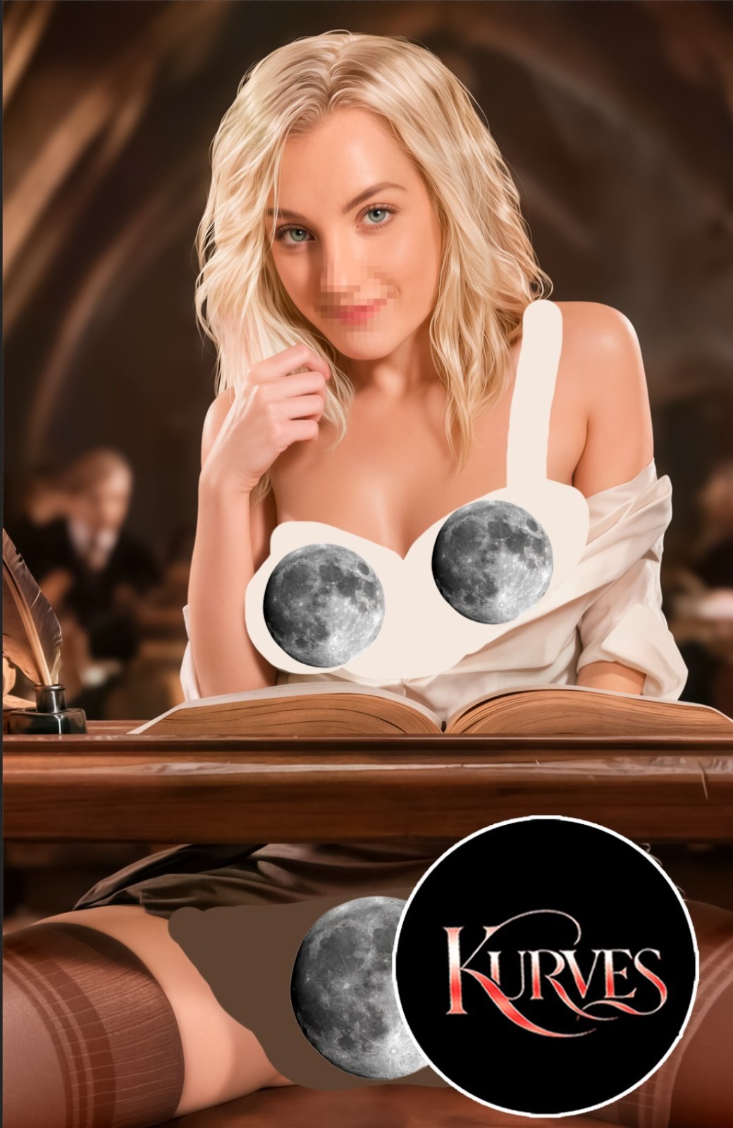 WIZARD LUNA COSPLAY V1 | VIRGIN NOTI | SINGLE COVER EDITION | KURVES COMICS