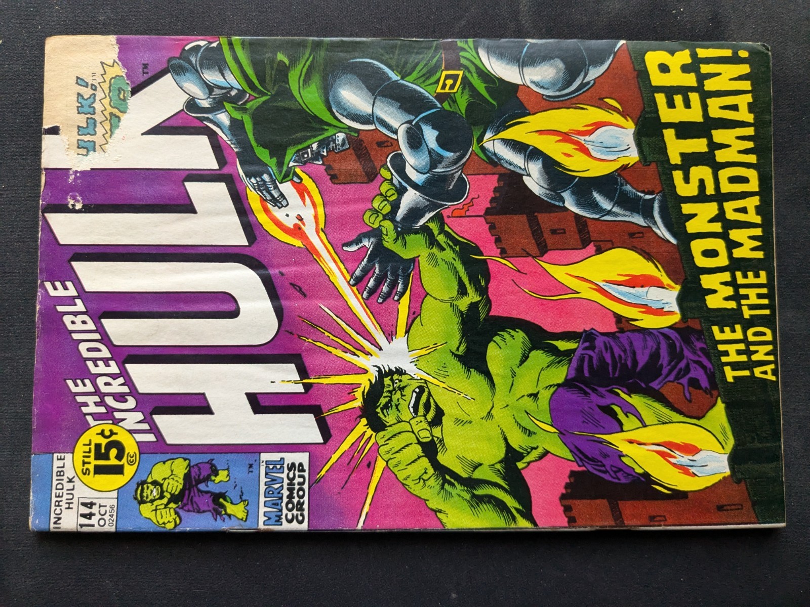 Marvel The Incredible Hulk Vol. 1 # 144 Regular Cover Oct ’71 (VG)