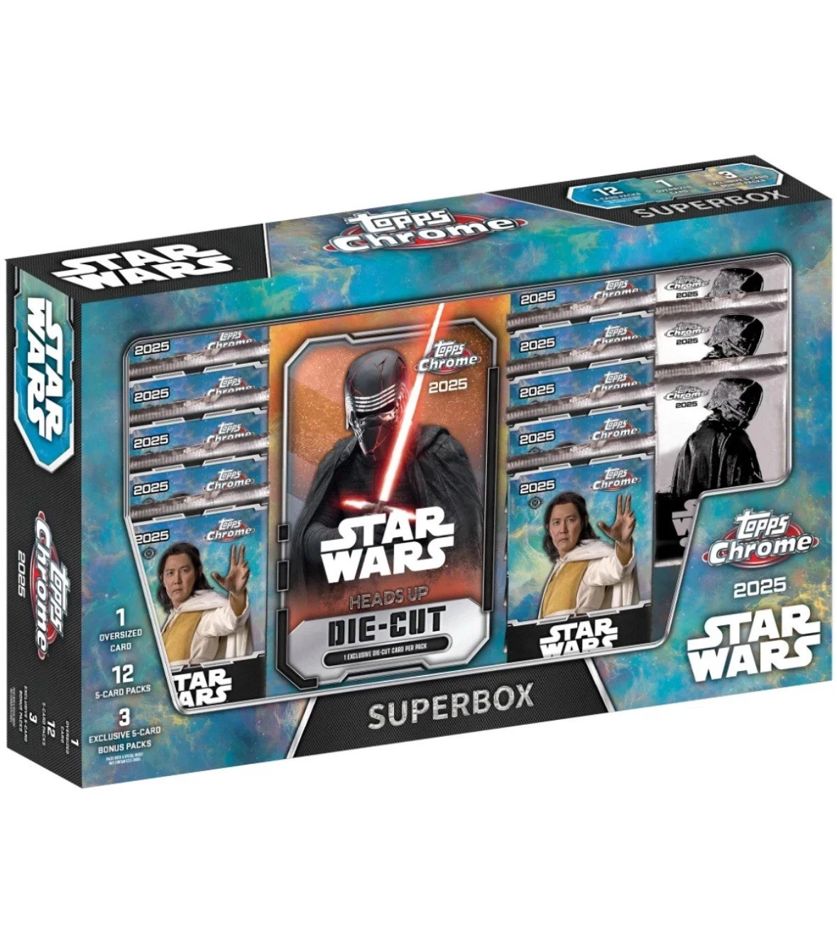 Topps Chrome Star Wars Super Box 2025 Costco Exclusive – Sealed!