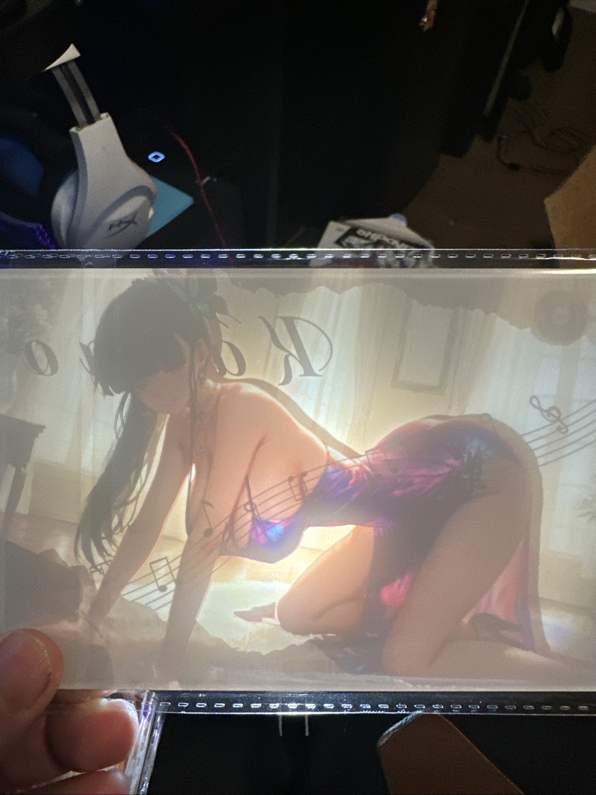 Demon Slayer Kanao A6 2-sided sticker peel Art Board waifu doujin card
