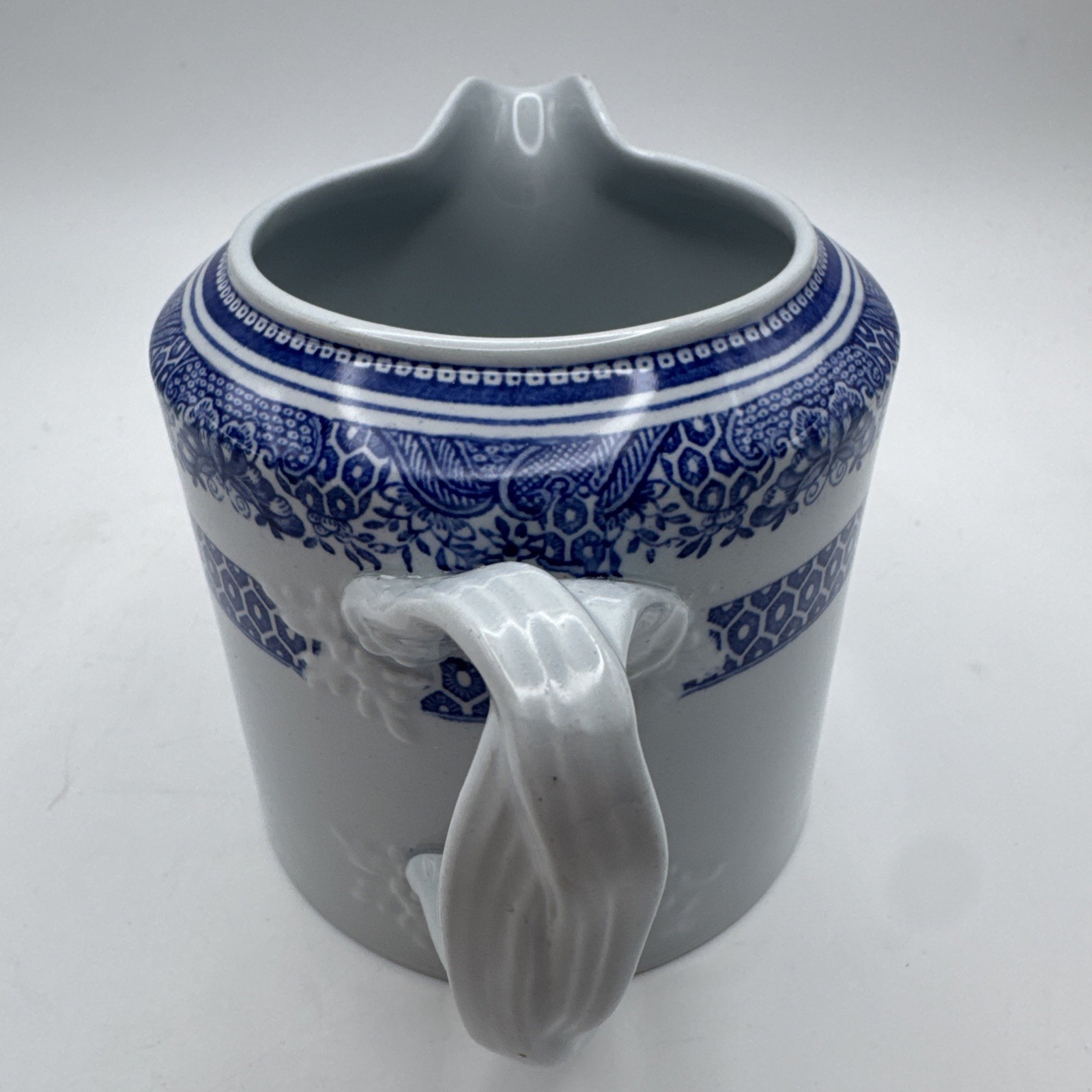 Copeland Spode Heritage Blue Creamer Eagle Milk Jug Coffee Tea Vtg Americana 4″