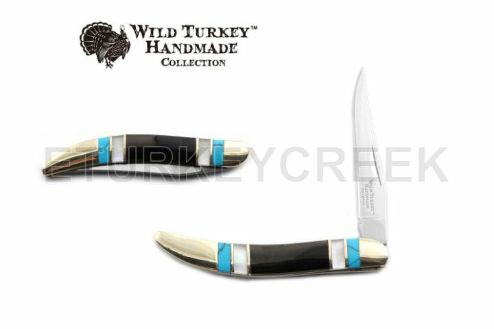 Wild Turkey Handmade Biker Tooth-Pick Folding Knife 3.5″ Closed Everyday Carry