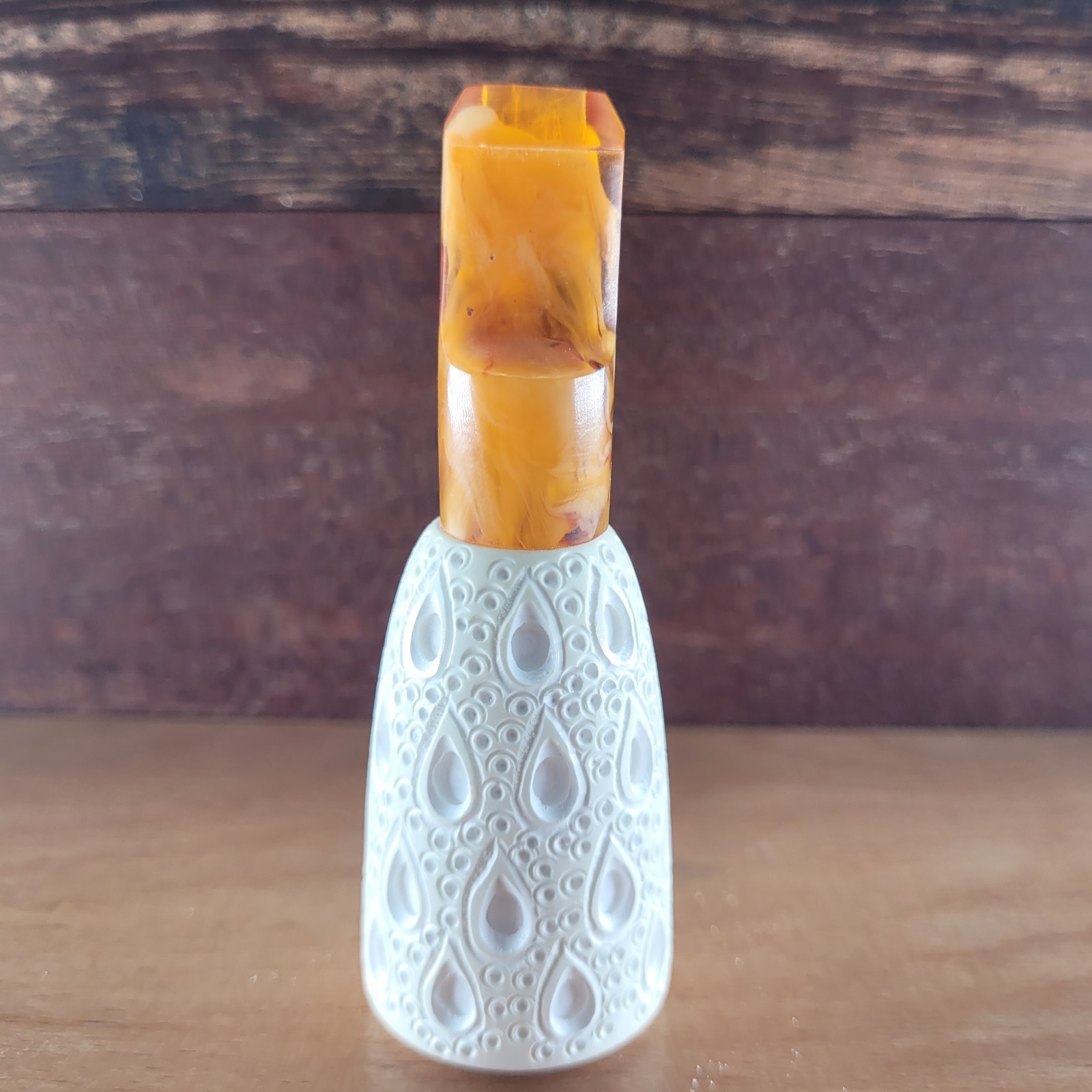 1 piece Handmade Block Meerschaum Cigar Holder Mouthpiece 21mm 50-52RING nobox10