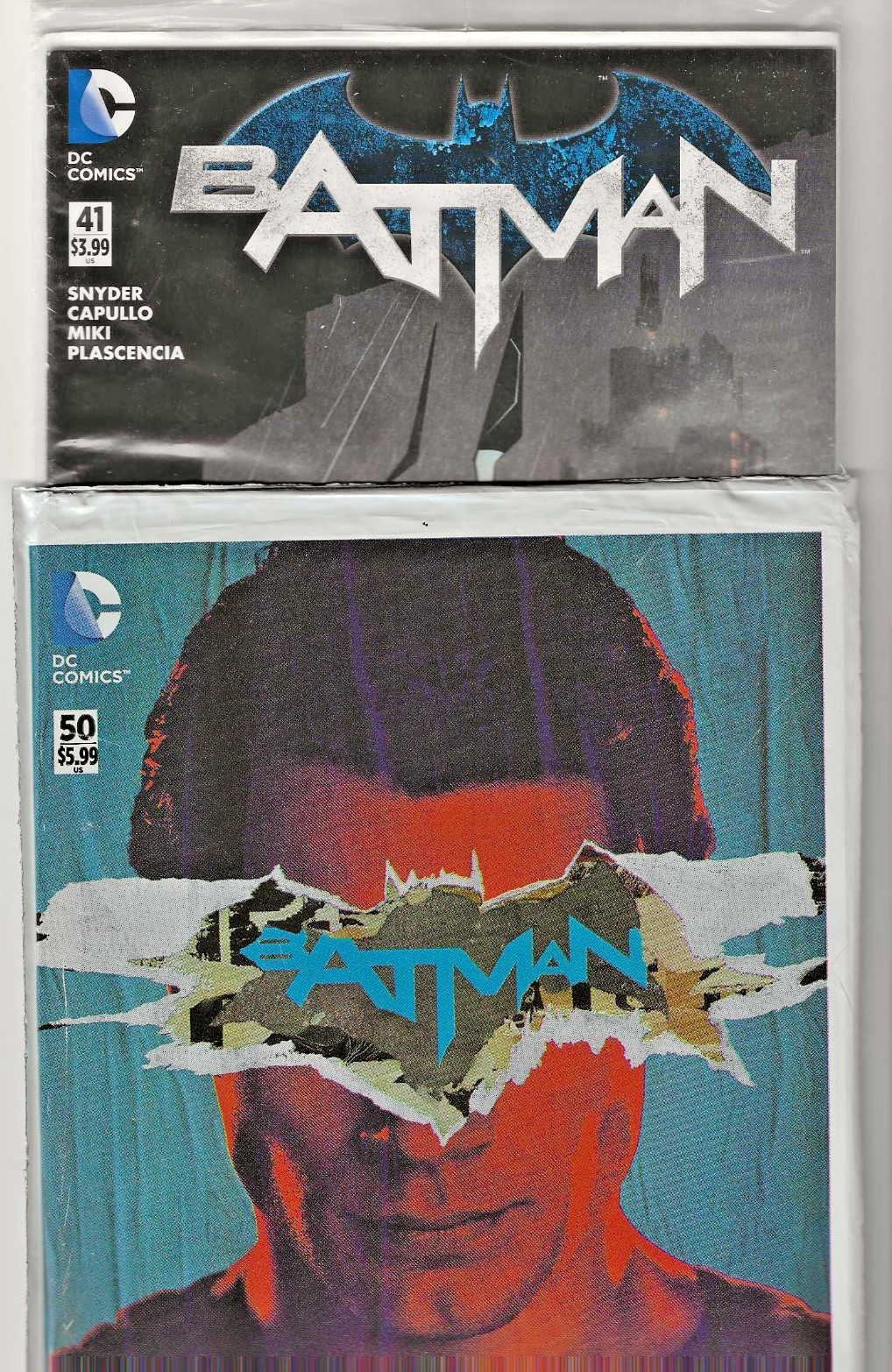 Batman # 41 & 50 Both Still Sealed in Bag D.C. Modern-Age 2 Book Lot 🦇🦇
