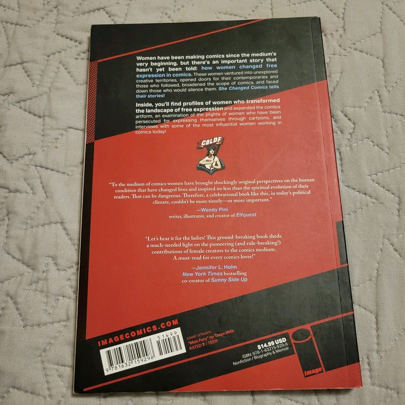 Image Comics She Changed Comics TPB 2016 CBLDF Women In Comics History