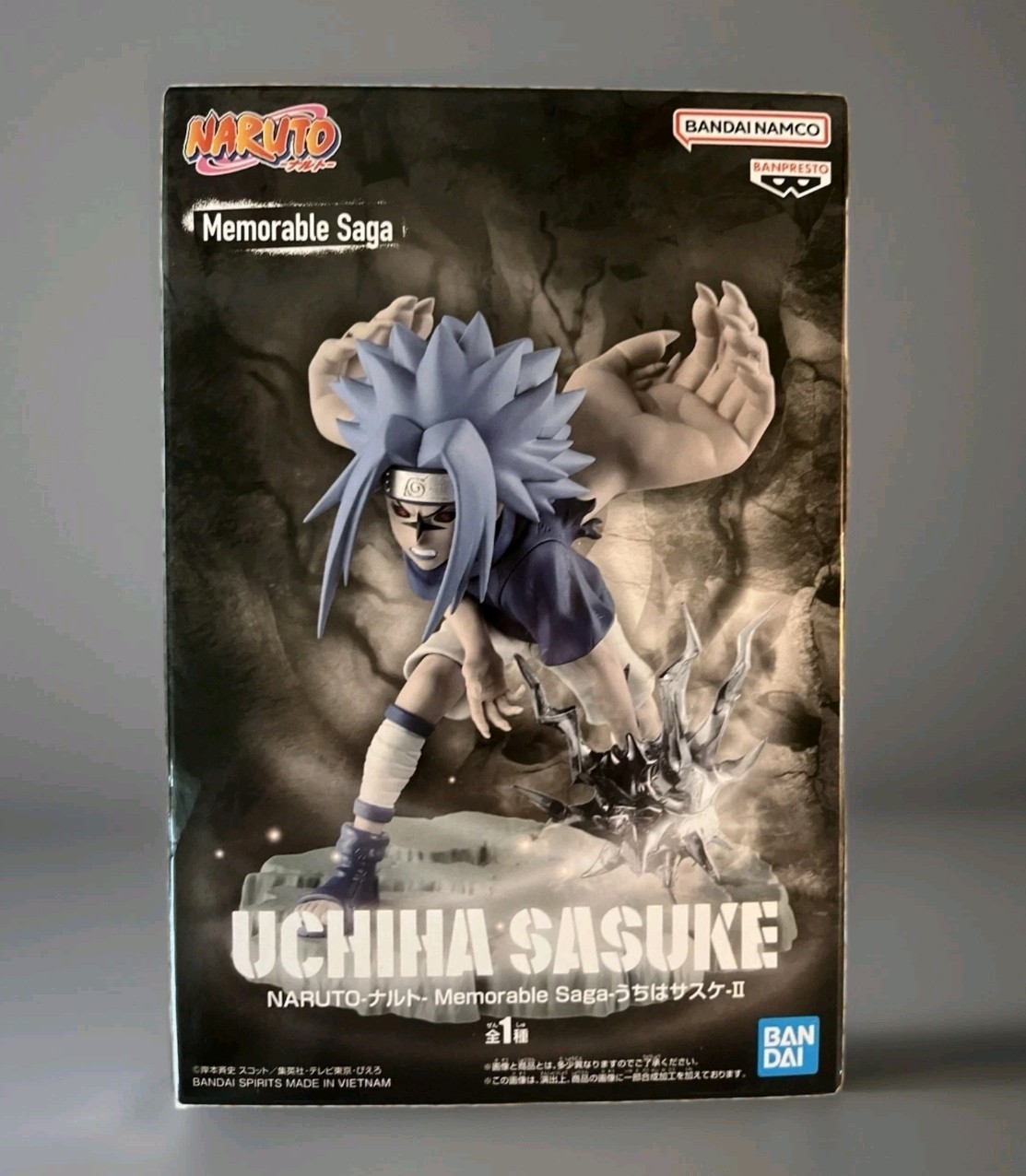 Bandai NARUTO Memorable Saga Sasuke Uchiha II Curse Mark 2 Chidori Toy Figure
