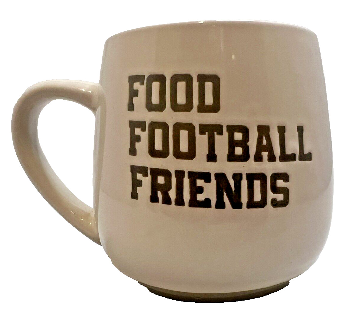 Robert Stanley Mug Coffee Mug Food Football Friends Two Toned Great Condition