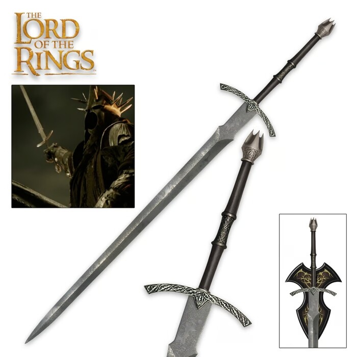 Officially Licensed 39 3/4″ The Lord Of The Rings Witch King Sword With COA