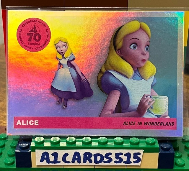 2025 Topps Disney – Alice In Wonderland, Fantasyland #T55-25 – Rainbow Foil