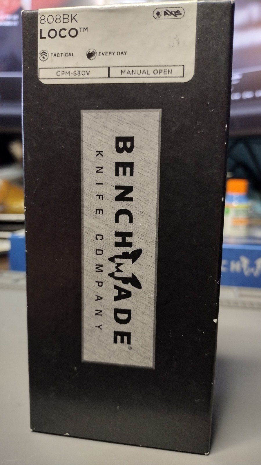 Benchmade RARE 808BK LOCO Black, Plain Edge, Heavy Duty, New, Pristine.