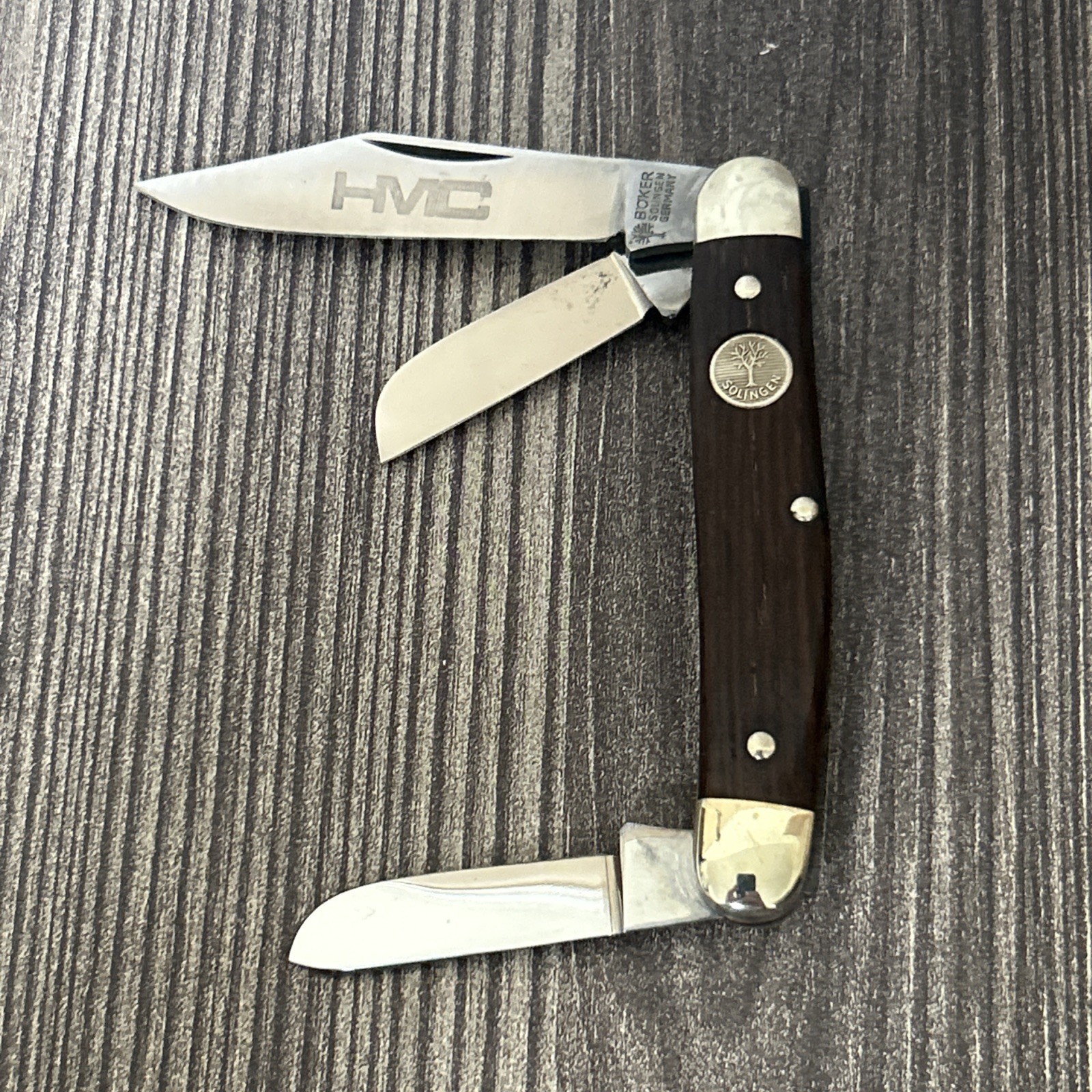 Vintage Tree Brand BOKER Solingen Germany Never Used No Box Small Stockman