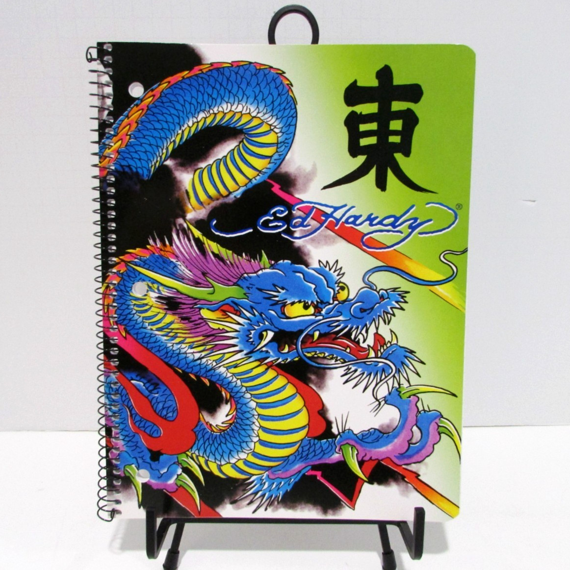 Lisa Frank Ed Hardy Spiral Notebook Dragon Collab Y2K 10.5 x 8 NEW