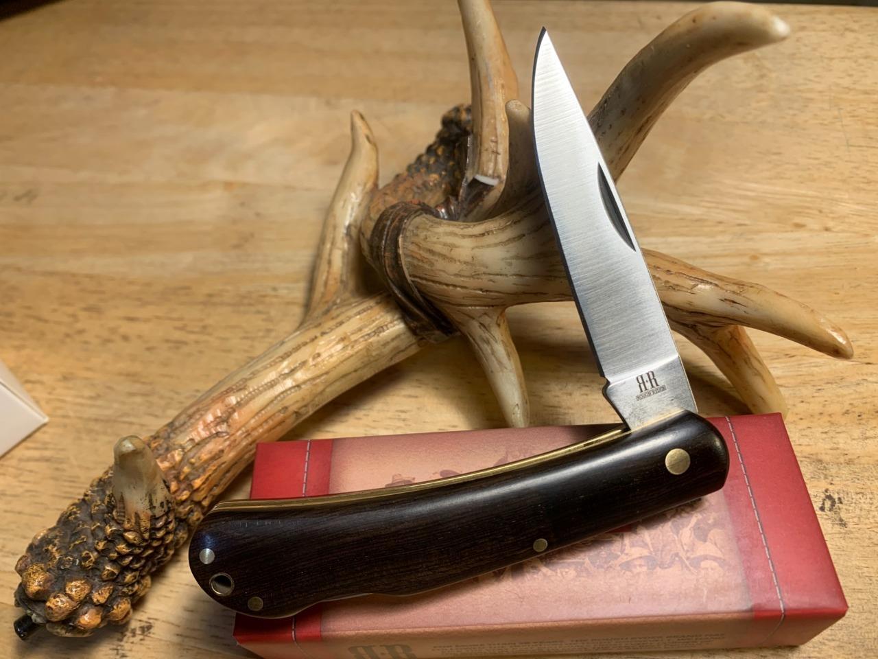 Rough Ryder Blackwood Lockback Work Knife 4″ with Lanyard Hole RR1708