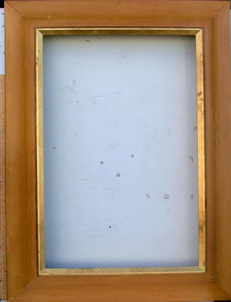 FRAME CONTEMPORARY REVERSE COVE SOLID WOOD FITS 36″ x 24″ SPECTACULAR 6″ RAILS