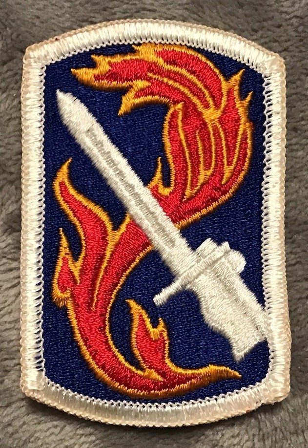 US Army 198th Infantry Brigade Patch Insignia Badge Full Color