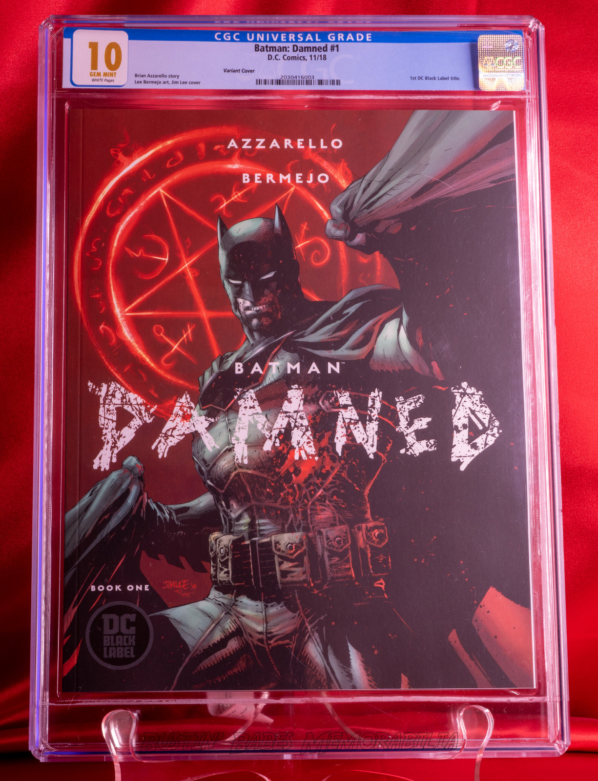 CGC 10.0 GEM MINT | 2018 BATMAN DAMNED #1 VARIANT COVER | RARE! |