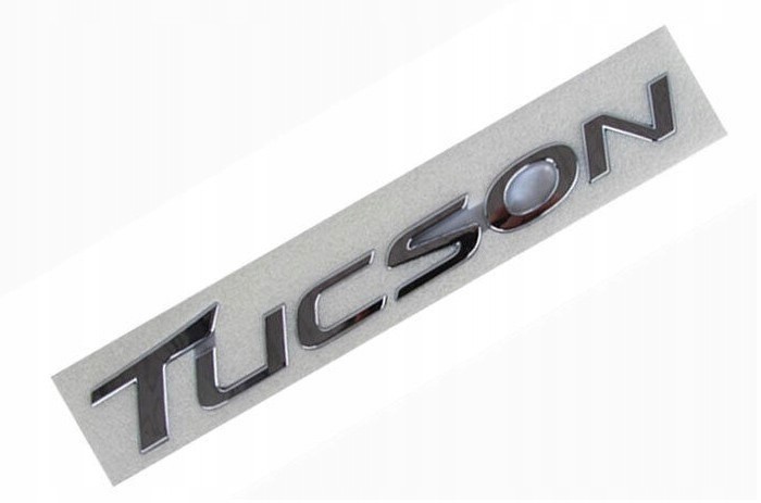 Tucson emblem Letters inscription on the trunk lid Hyundai
