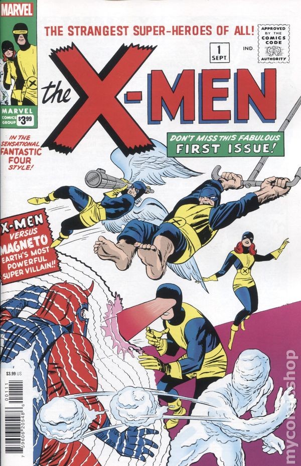 Uncanny X-Men Facsimile Edition 1B 2nd Printing NM 2023 Stock Image